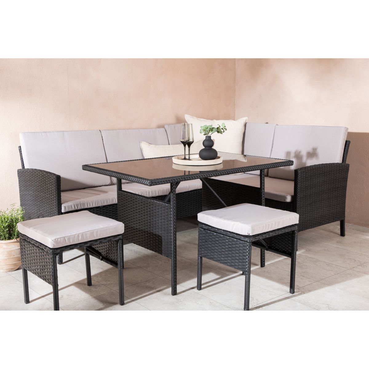 Knock Corner Sofa Set Venture Design Loungegruppe