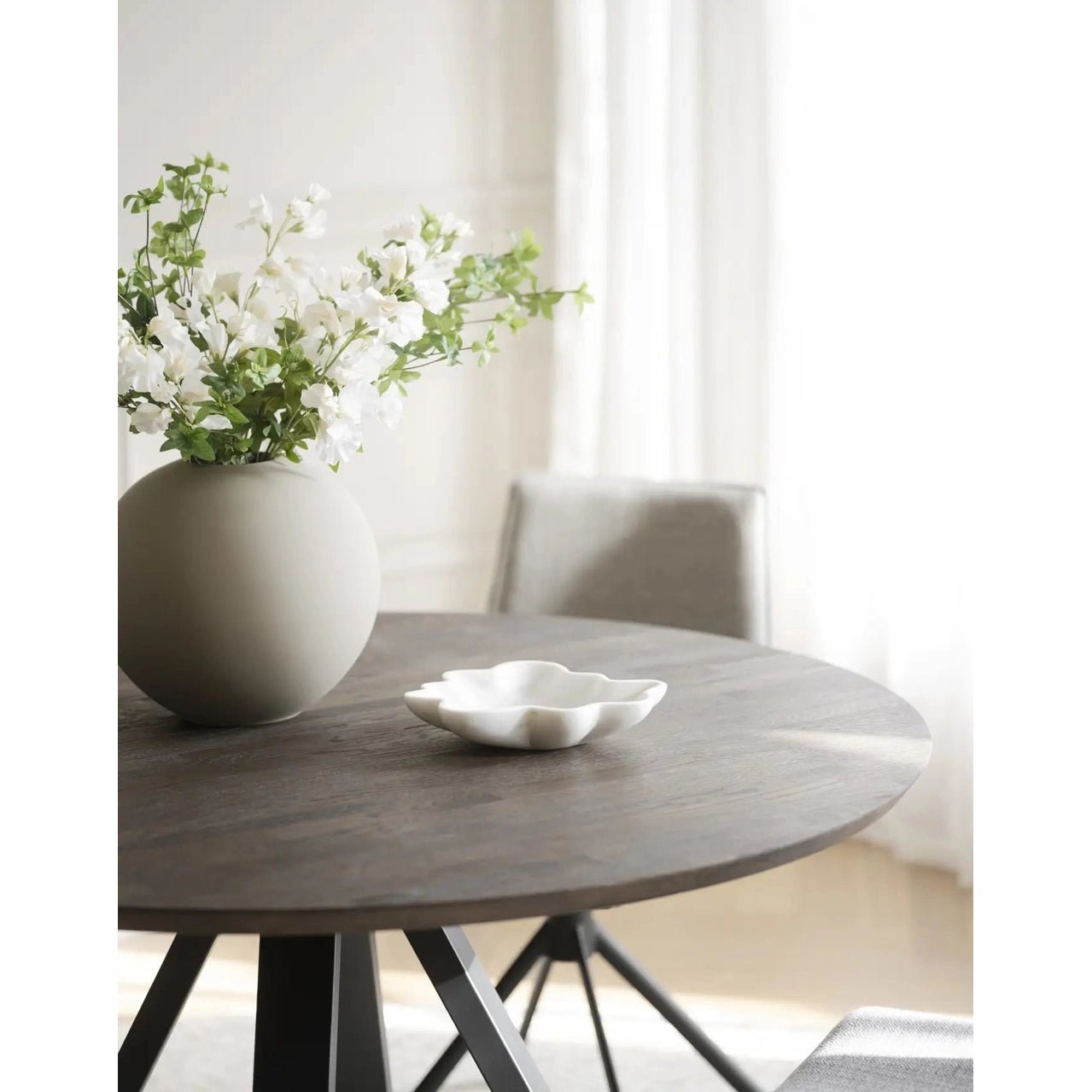 Carradale spisebord Ø130 Rowico Spisebord