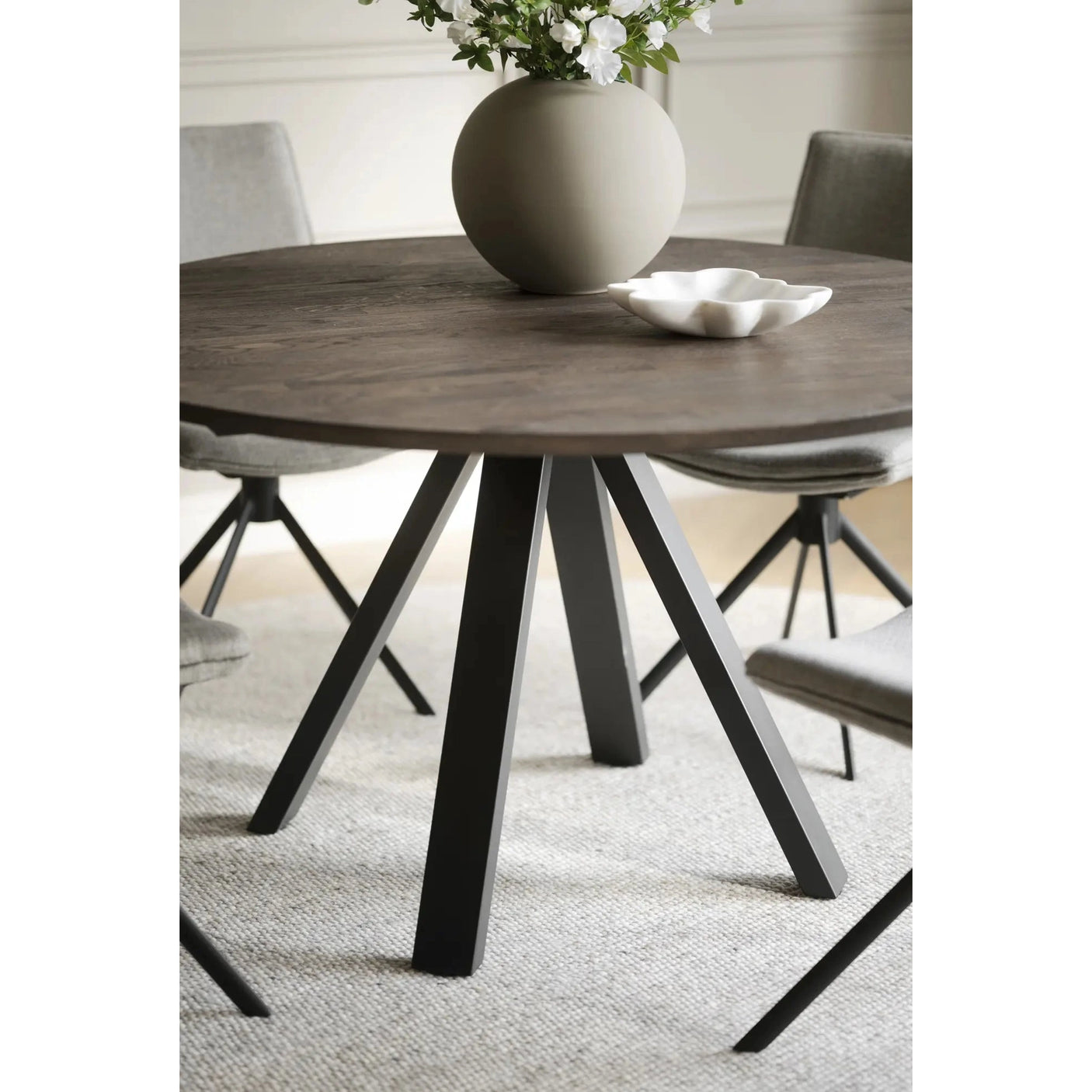 Carradale spisebord Ø130 Rowico Spisebord