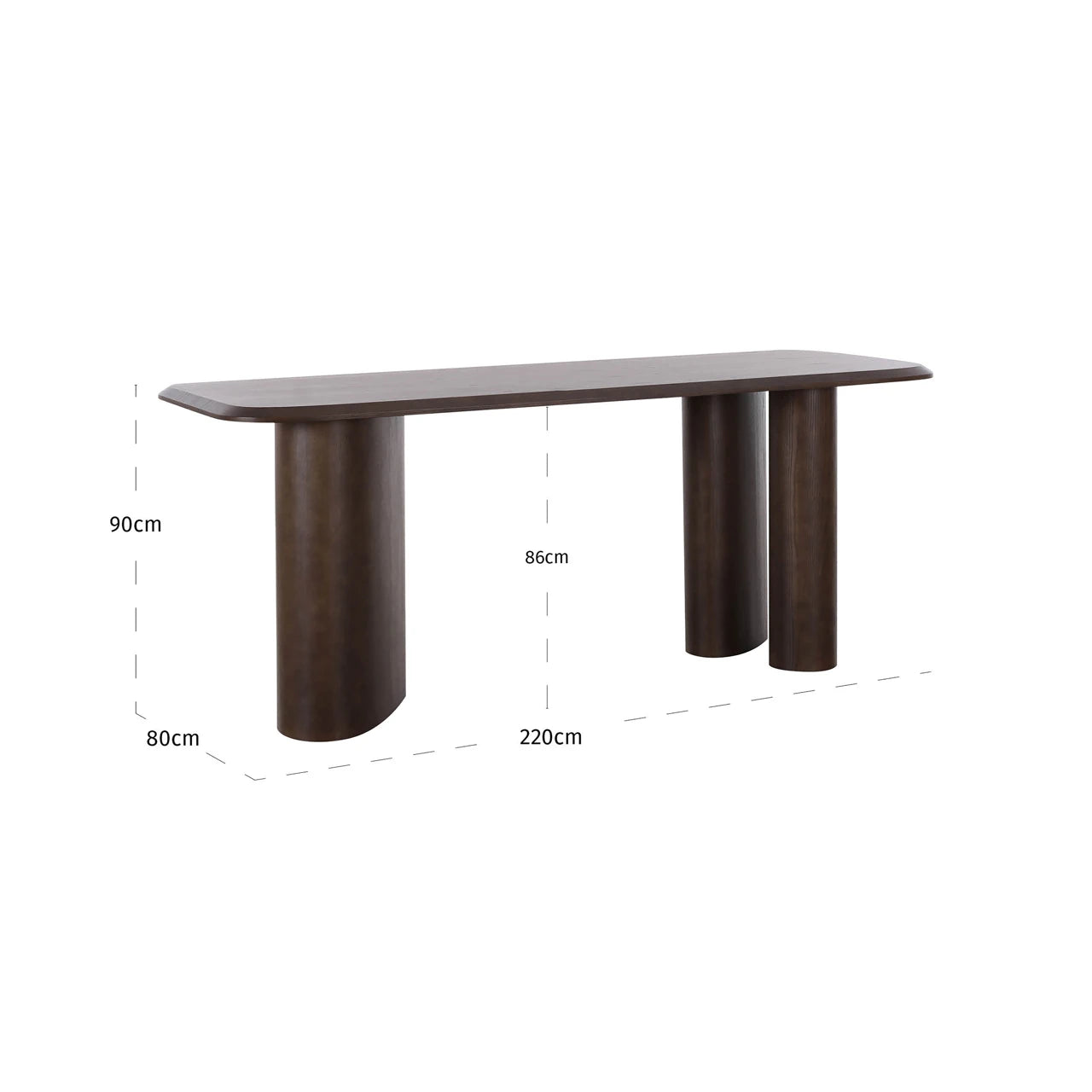 Tellerbord Prancer brun Richmond Interiors Bordhylle