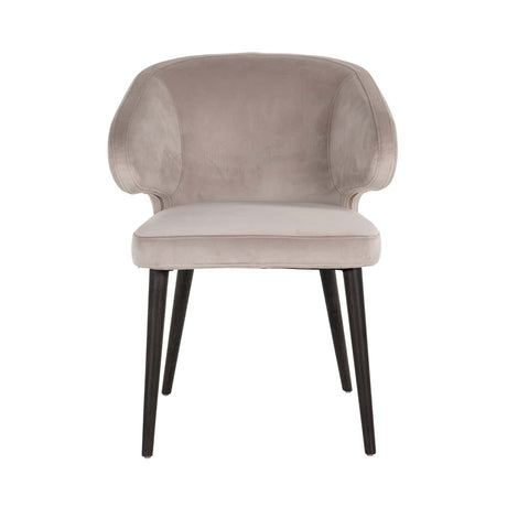 Spisestol Indigo khaki fløyel Richmond Interiors Spisestol