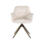 Spisestuestol Aline hvit chenille, svingbar, Richmond Interiors Spisestol