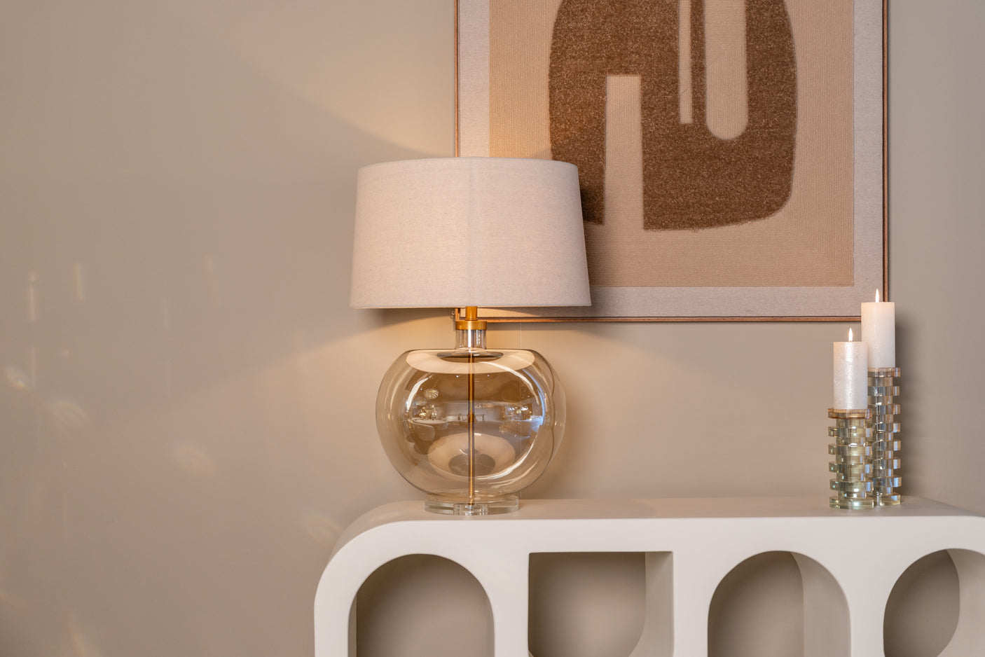 Konsoll Bloomstone hvit 150 Richmond Interiors Konsollbord