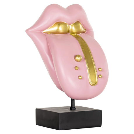 Dekorativ gjenstand Tongue rosa Richmond Interiors Pynteartikler