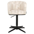 Barkrakk Cheyenne beige graffic svingbar Richmond Interiors Barstol