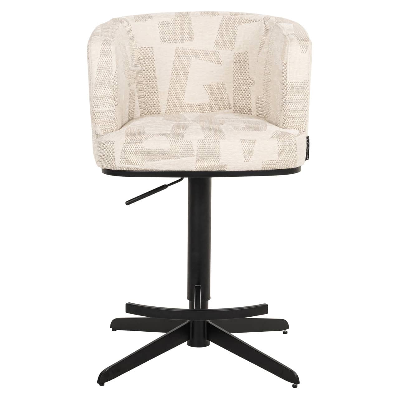 Barkrakk Cheyenne beige graffic svingbar Richmond Interiors Barstol