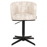 Barkrakk Cheyenne beige graffic svingbar Richmond Interiors Barstol