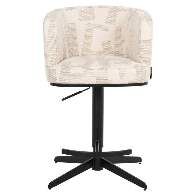 Barkrakk Cheyenne beige graffic svingbar Richmond Interiors Barstol