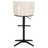 Barkrakk Cheyenne beige graffic svingbar Richmond Interiors Barstol