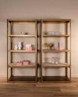 Utstillingsskap Claridge gold antique Richmond Interiors Vitrineskap