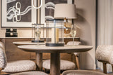 Bistrobord Ritz brun 75Ø Richmond Interiors Bordlampe
