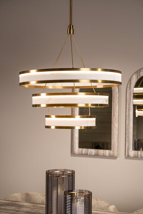 Lysekrone Cealora hvit Richmond Interiors Taklampe