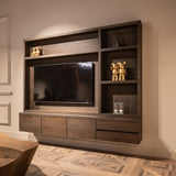 TV-benk Lachance brun 3-dører 2-skuffer Richmond Interiors TV-benk