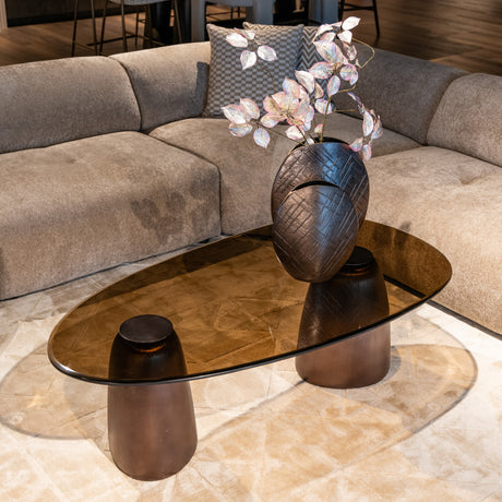 Salongbord Hayden bronse oval Richmond Interiors Sofabord