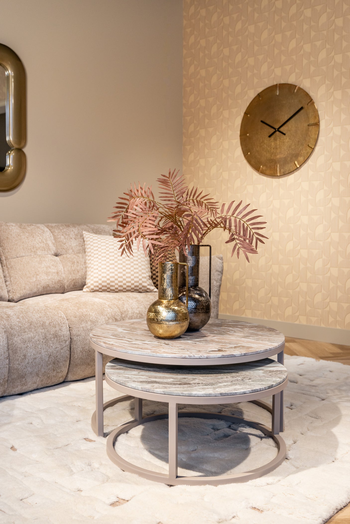 Salongbord Fairfax clay Sett med 2 Richmond Interiors Sofabord