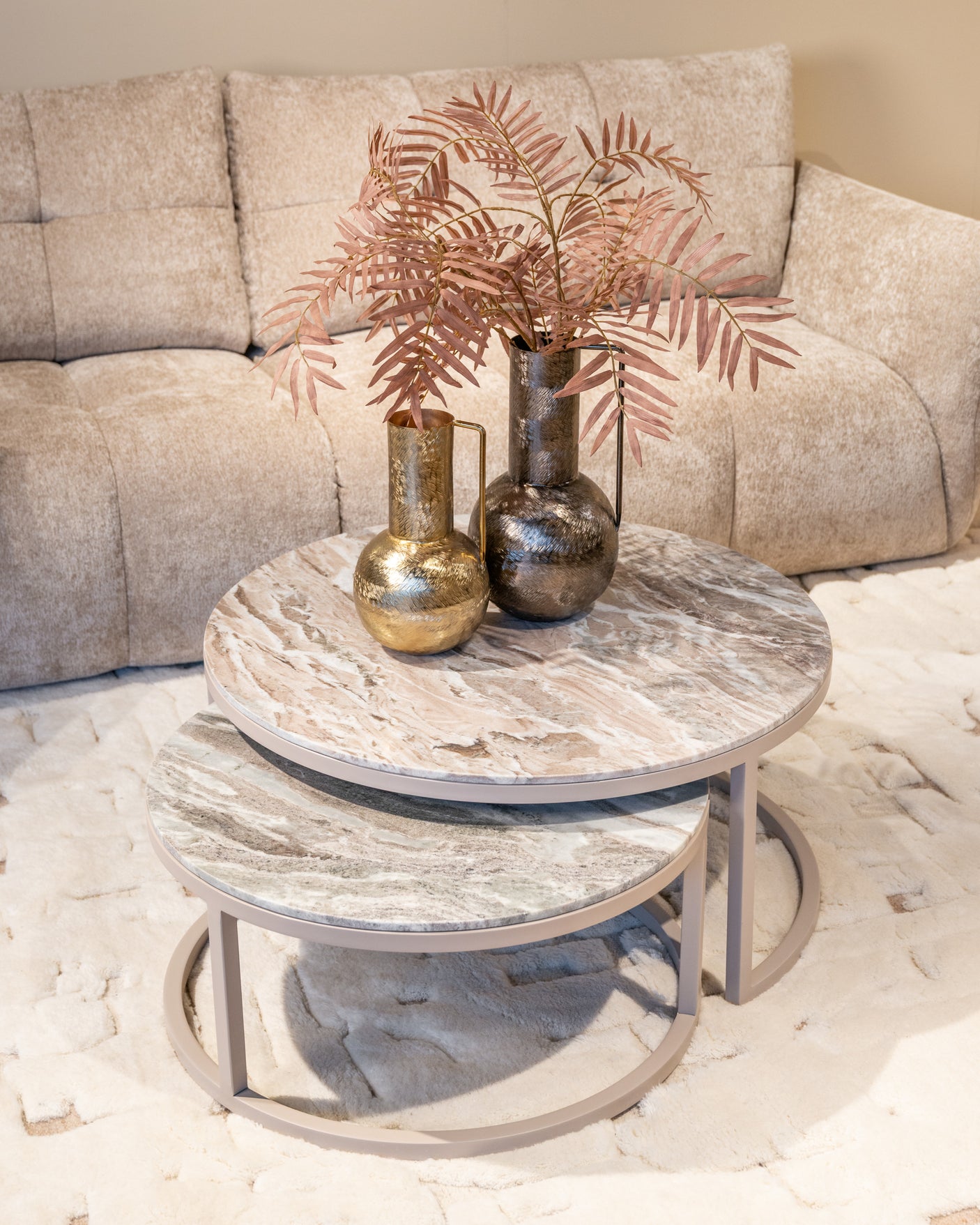 Salongbord Fairfax clay Sett med 2 Richmond Interiors Sofabord