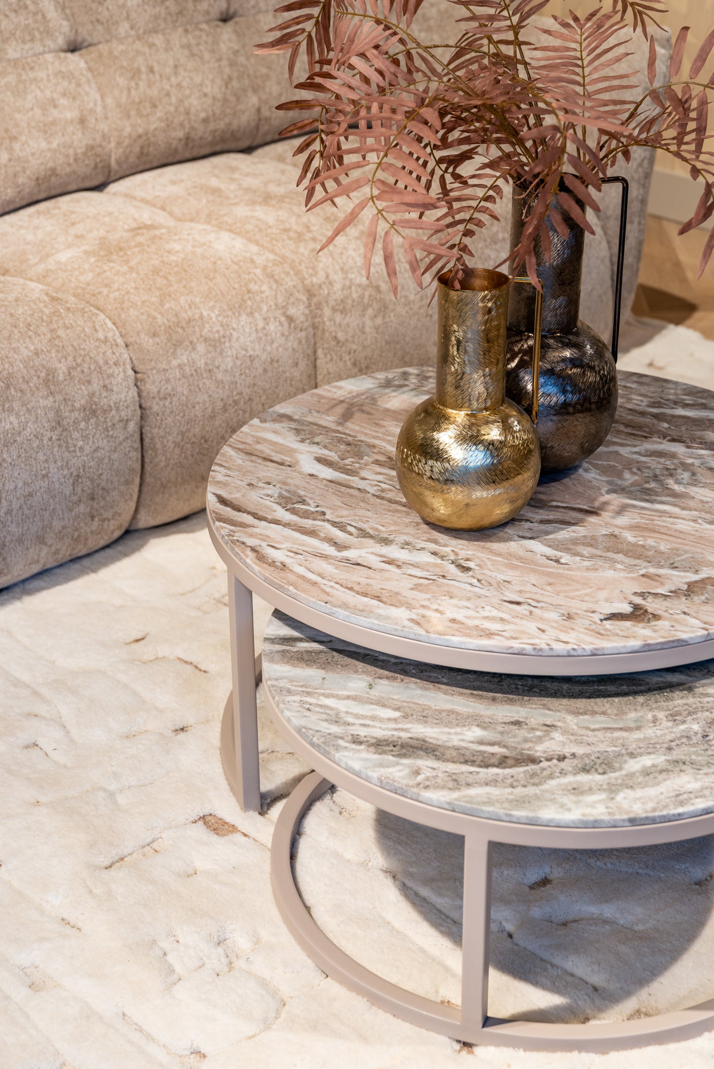 Salongbord Fairfax clay Sett med 2 Richmond Interiors Sofabord