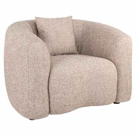 Lounge chair Luxandra sand tweed Richmond Interiors Lenestol