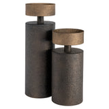Lysestake Harlow messing antikk stor Richmond Interiors Lysestake