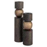 lysholder Hasley messing antikk liten Richmond Interiors Lysestake