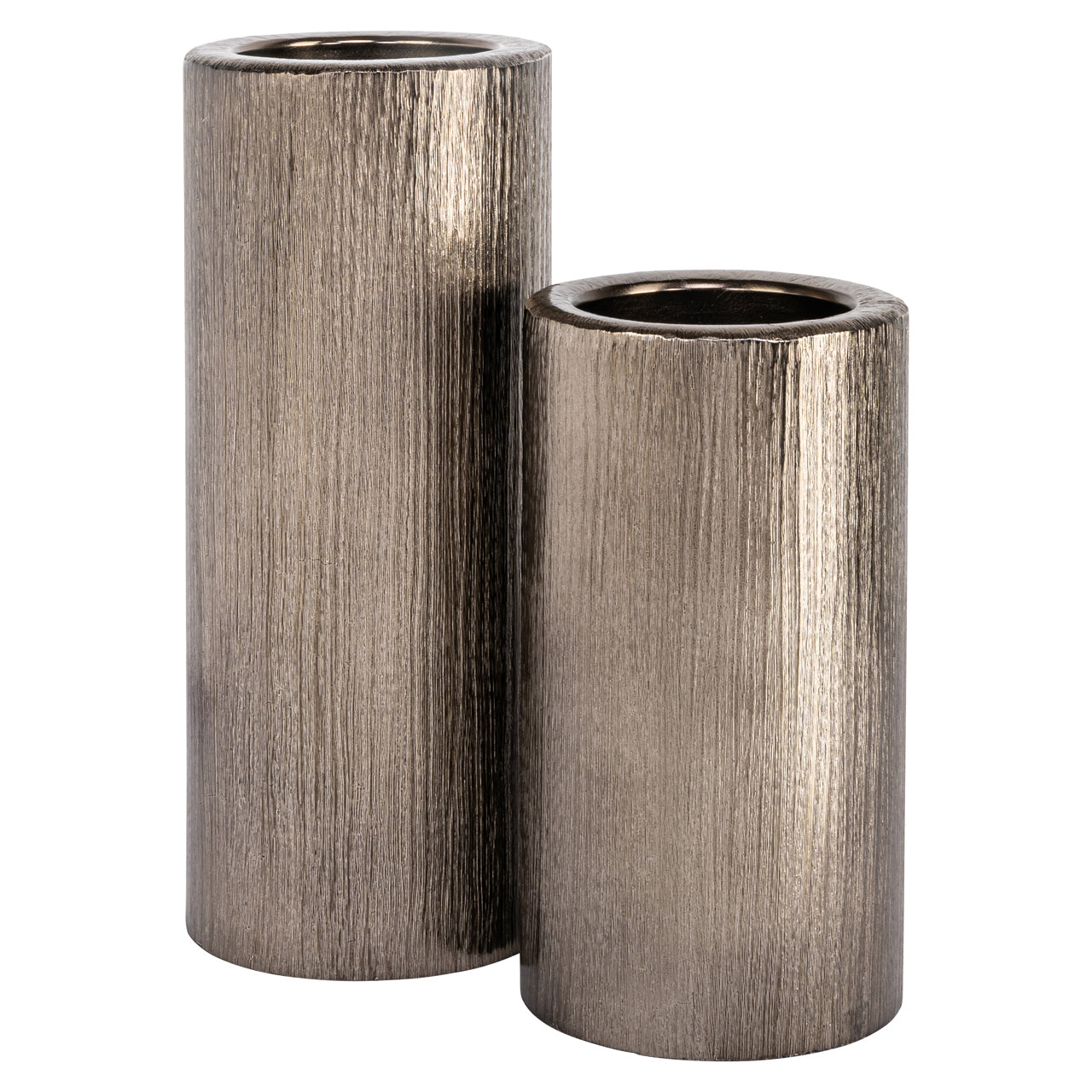 Lysestake Rio messing antikk liten Richmond Interiors Lysestake