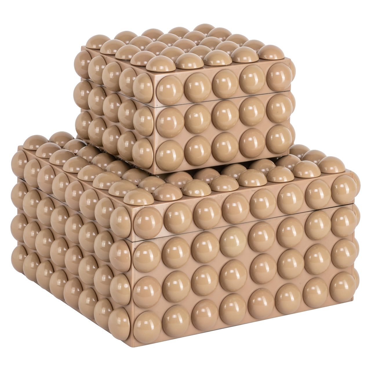Oppbevaringsboks Ash beige liten Richmond Interiors Oppbevaring
