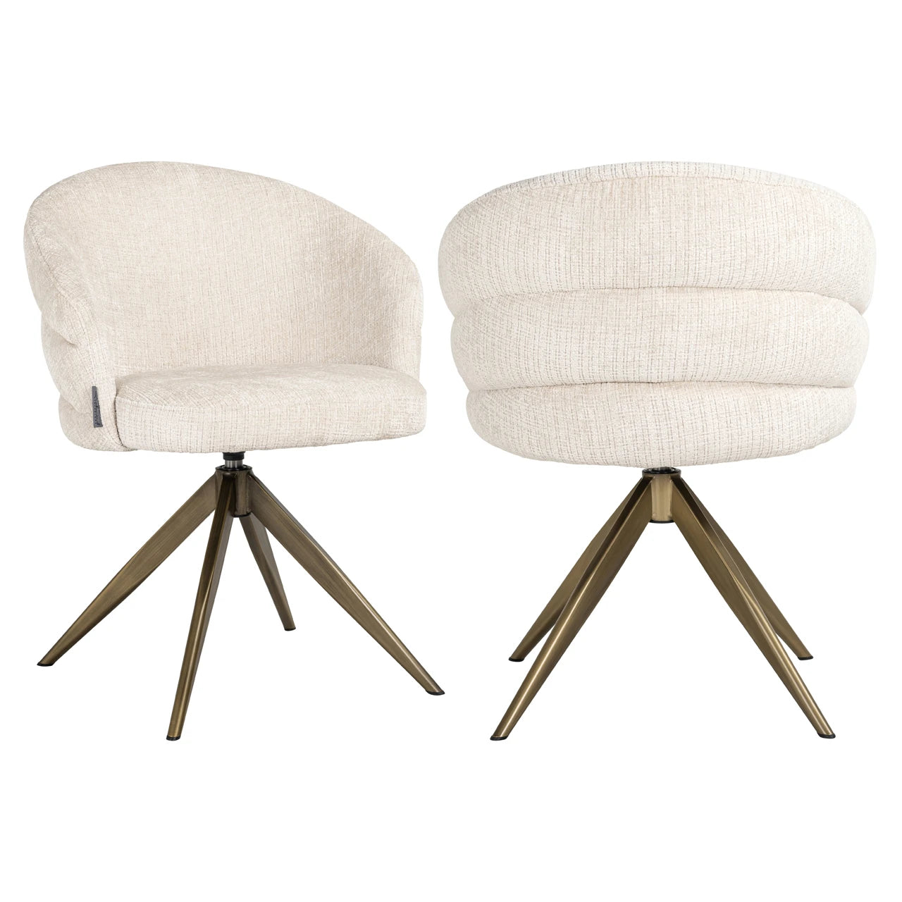 Spisestol Zendaya niagara beige roterbar Richmond Interiors Spisestol