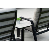 Orlando regulerbar sofastol - sort - QDF Hartman Lenestol