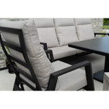 Orlando 3-seter sofa med regulerbar rygg - sort - QDF Hartman Sofa