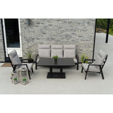 Orlando regulerbar sofastol - sort - QDF Hartman Lenestol
