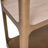 Utstillingsskap Claridge gold antique Richmond Interiors Vitrineskap