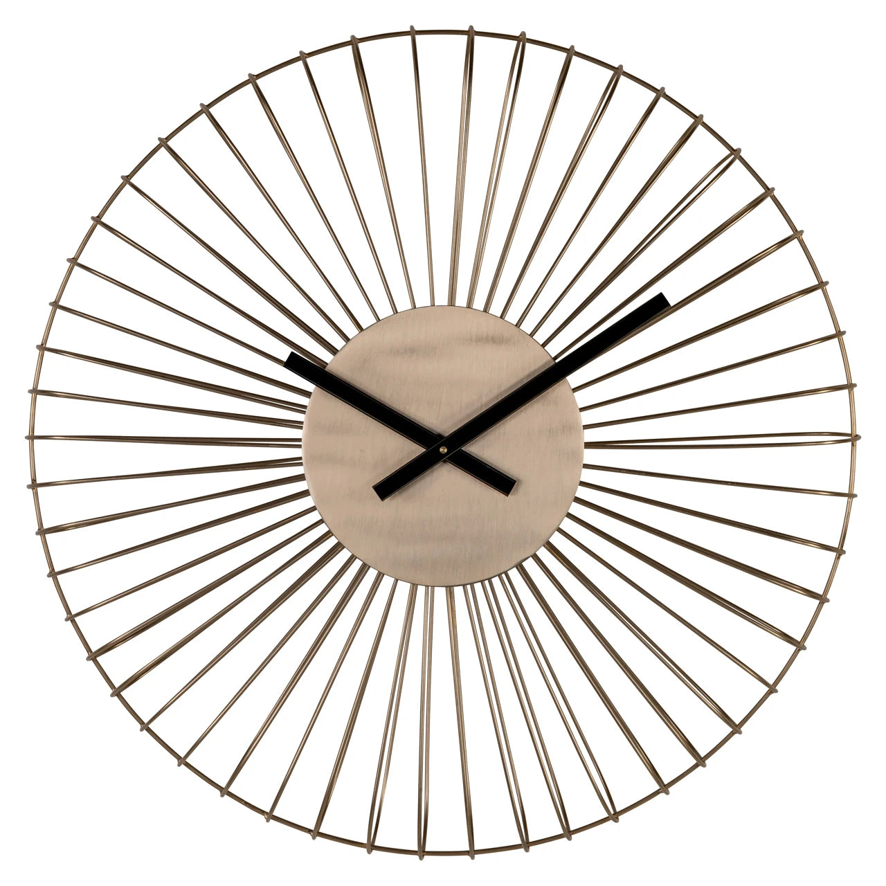 Clock Wirle gold Richmond Interiors Veggur
