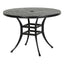 Preston spisebord Ø105 - Riven Grey Hartman spisebord