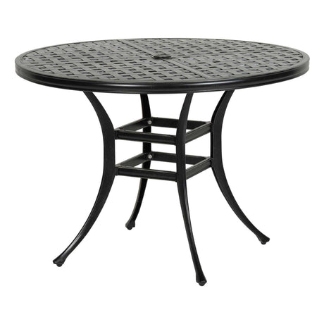 Preston spisebord Ø105 - Riven Grey Hartman spisebord