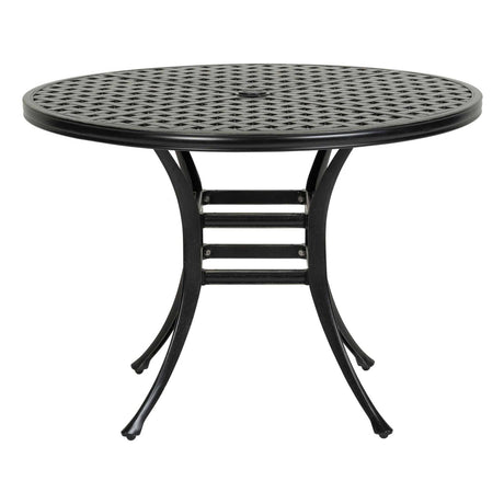 Preston spisebord Ø105 - Riven Grey Hartman spisebord