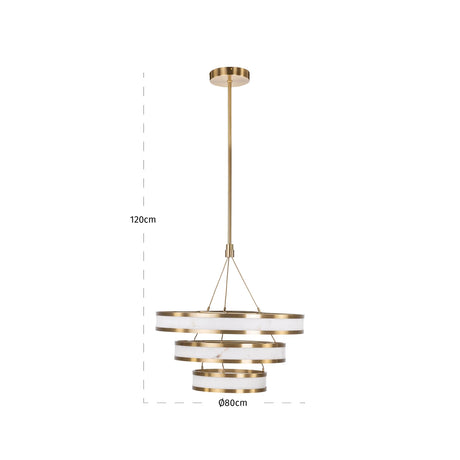 Lysekrone Cealora hvit Richmond Interiors Taklampe