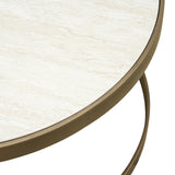 Salongbord Tivoli hvit sett med 2 Richmond Interiors Sofabord