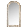 Mirror Calvo grå faux travertin Richmond Interiors Speil