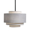 Taklampe Canton Ø50cm x H36,5cm skjerm lin Sand Homefactory 