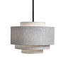 Taklampe Canton Ø50cm x H36,5cm skjerm lin Sand Homefactory 