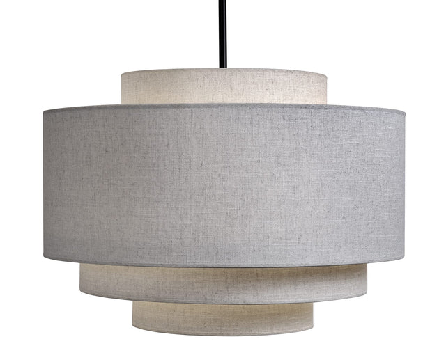Taklampe Canton Ø70cm x H50,5cm skjerm lin Sand Homefactory 