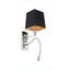 Vegg lampe Morgan med leselys Homefactory Vegglampe