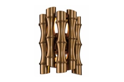 Vegg lampe Tampa Brass L21.5 x W13 x H32cm Homefactory 