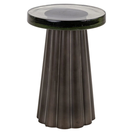 Endebord Barwick messing antikk Richmond Interiors Sidebord