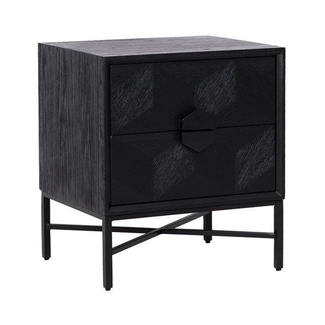 Nattbord Blax svart Richmond Interiors Nattbord