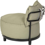 Emma Loungestol - Sunbrella Almond Hartman Lenestol