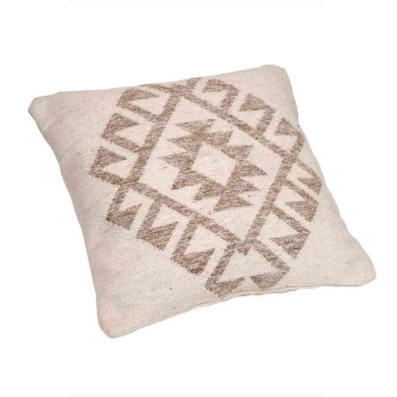 Pute 53x53 Kelim no 2 ivory/beige Homefactory 
