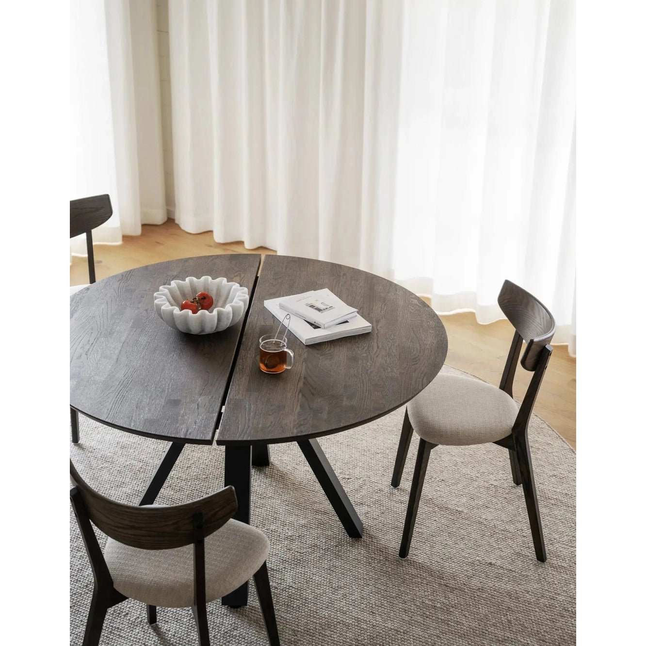 Carradale spisebord Ø130 Rowico Spisebord
