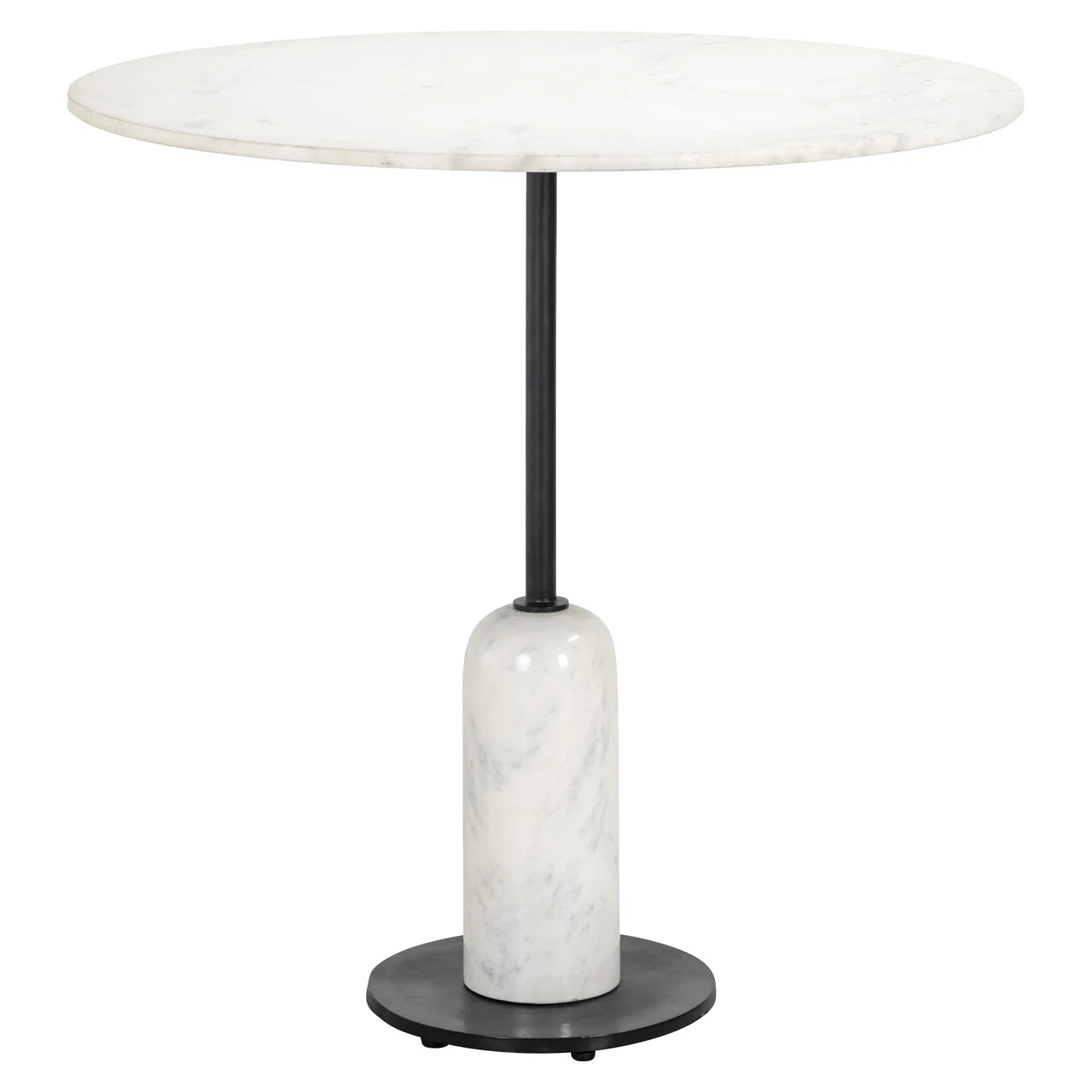 Spisebord Jagger svart/hvit 76,5Ø Richmond Interiors Spisebord