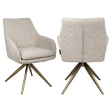 Spisestol Lisonne cayenne brun svingbar brannhemmende Richmond Interiors Spisestol